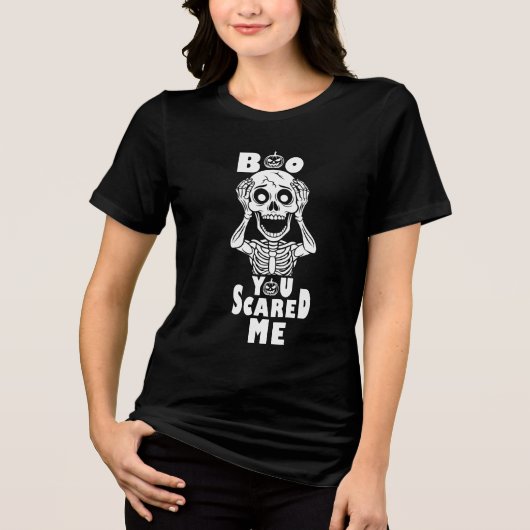 Boo-tiful and Spooky! Tri-Blend Shirt (Vorderseite)