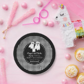 BOO - TIFUL Baby Dusche BW Halloween Vielen Dank Pappteller (Party)