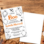 Boo-tiful Baby on the Way – Halloween Baby Shower  Einladung