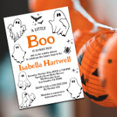 Boo-tiful Baby on the Way – Halloween Baby Shower  Einladung