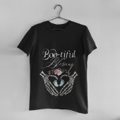 Boo-tiful Blessing Baby Boy Gothic Skeleton Heart Tri-Blend Shirt