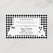 BOO-TIFUL Halloween Baby Duwer Windelwanne Windeln Begleitkarte (Vorderseite)