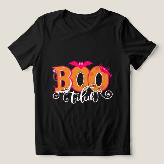 Boo-tiful Halloween Tri-Blend Shirt (Design Vorderseite)