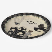 Boo-Tilicious Halloween EVENT PARTY Pappteller (Schrägansicht)