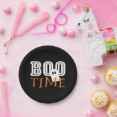 BOO TIME Ghost Niedliche Halloween-Party Teller (Party)