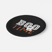 BOO TIME Ghost Niedliche Halloween-Party Teller (Schrägansicht)