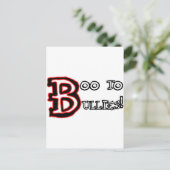 Boo to Bullies! Postkarte (Stehend Vorderseite)