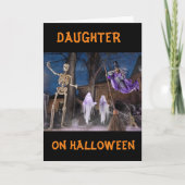 "BOO TO YOU" **DAUGHTER** HAPPY HALLOWEEN CARD KARTE (Vorderseite)