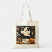 Boo to You Fall Pumpkin Jack Crew Spooky Halloween Tragetasche (Rückseite)