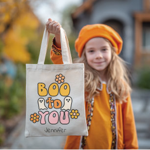 Boo to You personalisiertes Halloween Tragetasche