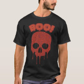 Boo! Totenkopf T-Shirt (Vorderseite)