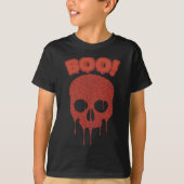 Boo! Totenkopf T-Shirt (Vorderseite)
