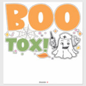 BOO Tox Nurse Injector Filler Botox Dysport Dealer Aufkleber (Blatt)