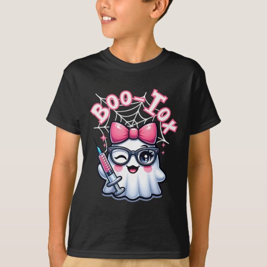 Boo-tox Nurse Injektor Halloween Filler Botox Dysp T-Shirt (Vorderseite)