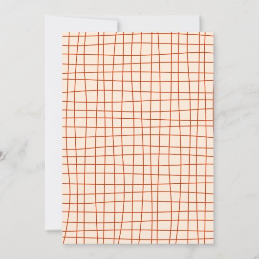 Boo! Trendy Hand Drawn Sketchy Halloween-Party Einladung (Rückseite)