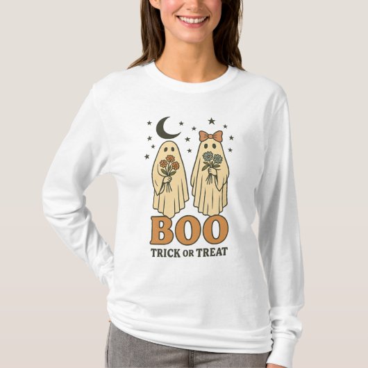 BOO-TRICK ODER BEHANDLUNG T-Shirt (Vorderseite)