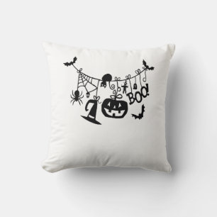 Boo Trick oder Treat Halloween-Fledermäuse, Pumpki Kissen