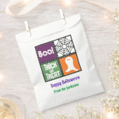 BOO. Trick oder Treat Halloween Redewendungen Good Geschenktütchen (Ausgeschnitten)