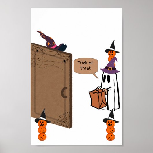 "Boo! Trick oder Treat?" Poster (Vorne)