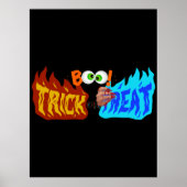 Boo-Trick oder Treat Poster (Vorne)