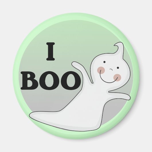 Boo Tshirts und Geschenke Magnet (Vorne)