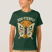 BOO-TTERFLY Halloween Pun T - Shirt Spooky Butterf (Vorderseite)