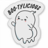 Boo-tylicious Ghost Vinyl Sticker (Vorderseite)