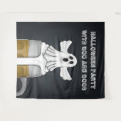 Boo und Boos Halloween-Party Wandteppich (Vorderseite (Horizontal))