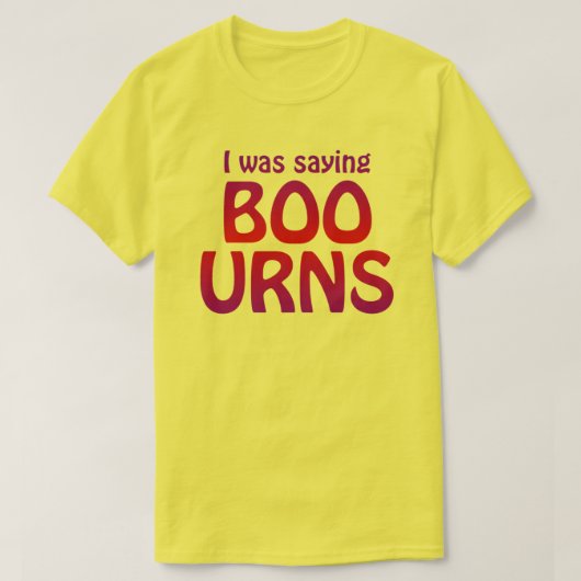 Boo-Urnen Shirt (Design vorne)