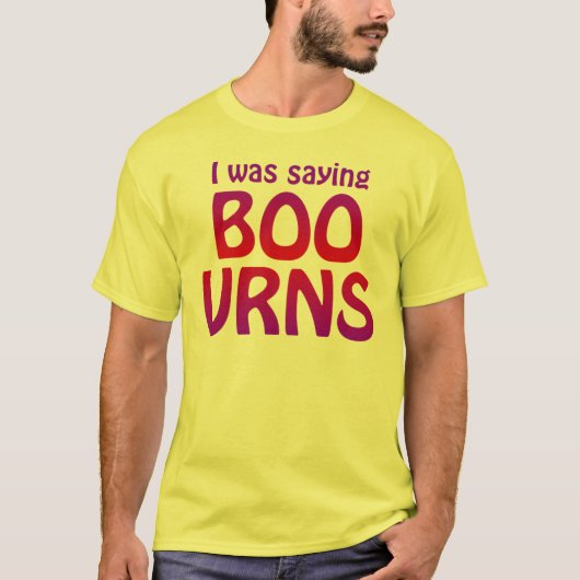 Boo-Urnen Shirt (Vorderseite)
