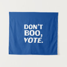 "Boo, vote" Halloween-Wahl blau
