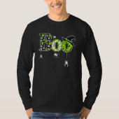 Boo With Spiders And Witch Hat Halloween T-Shirt (Vorderseite)