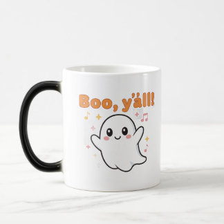 Boo, Y’all! Mug | Niedlicher Ghost Halloween-Kaffe Verwandlungstasse