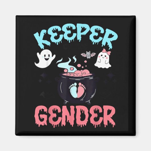 Boo-y oder Ghoul Geschlecht Enthüllung Shirt Hüter Magnet (Vorne)