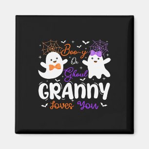 Boo-y oder Ghoul Granny Lieben Sie Spooky Ghost Ge Magnet