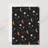 Boo Y oder Ghoul Halloween Gender Reveal Baby Show Einladung (Rückseite)