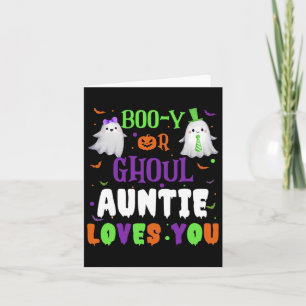 Boo-y oder Ghoul Tantchen Lieben Sie durch Hallowe Karte