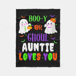 Boo-y oder Ghoul Tante liebt dich Boo Halloween Ba Fleecedecke