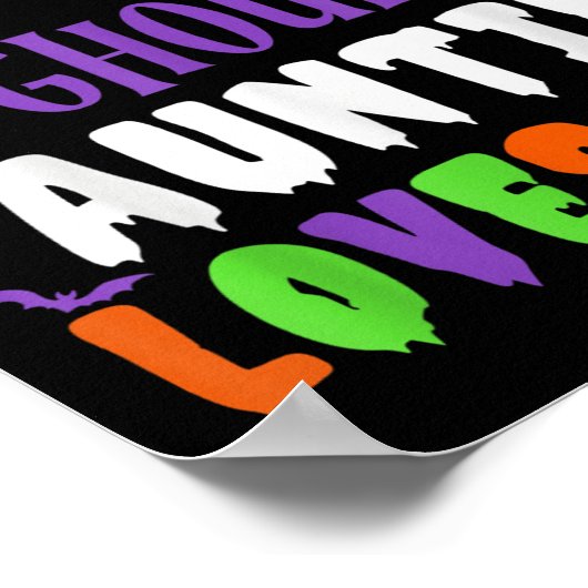 Boo-y oder Ghoul Tanti Lieben Sie boo Halloween Ba Poster (Ecke)
