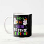Boo-y Or Ghoul Brother Loves You Boo Halloween Bab Kaffeetasse (Links)