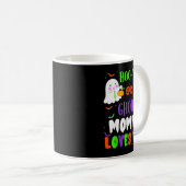 Boo-y Or Ghoul Mommy Loves You Boo Halloween Baby Kaffeetasse (VorderseiteRechts)
