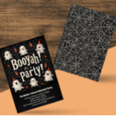 Boo Ya Halloween Niedlich Ghosts Booyah Kostüm Par Einladung