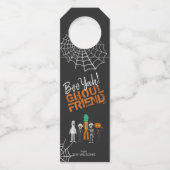 Boo Yah Ghoul Friend Halloween Monster ID684 Flaschenanhänger (Vorderseite)