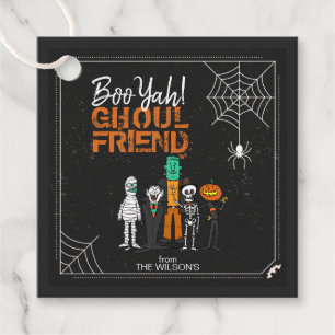 Boo Yah Ghoul Friend Halloween Monster ID684 Geschenkanhänger