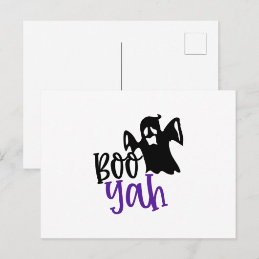 Boo Yah Postkarte (Vorne/Hinten)