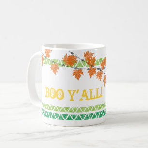 BOO Y'ALL Fall Fest Familie Freundlicher Halloween Kaffeetasse