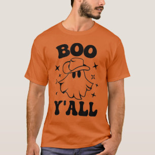 Boo Y'all Funny Sprichwort Cowboy Hat Ghost Graphi T-Shirt