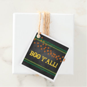 Boo Y'all Halloween Familienfreundlicher Spaß Geschenkanhänger