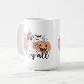 Boo Y'All Halloween Kaffeetasse (Vorderseite Links)