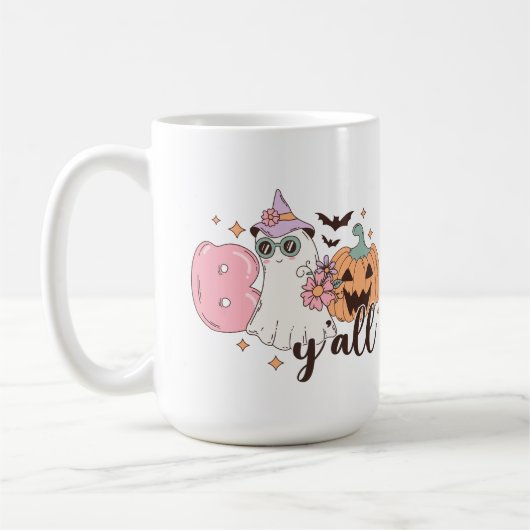 Boo Y'All Halloween Kaffeetasse (Links)